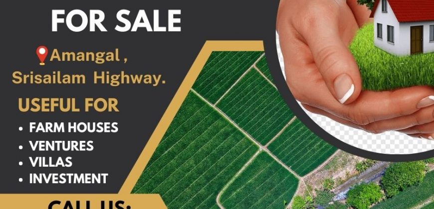 Agriculture land for Sale Amangal, Near Kadthal , Srisailam Highway HYderabad Telangana