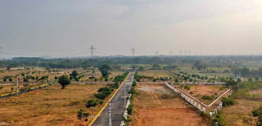HMDA FINAL APPROVED PLOTS FOR SALE SRISAILM HIGHWAY, PHARMACITY