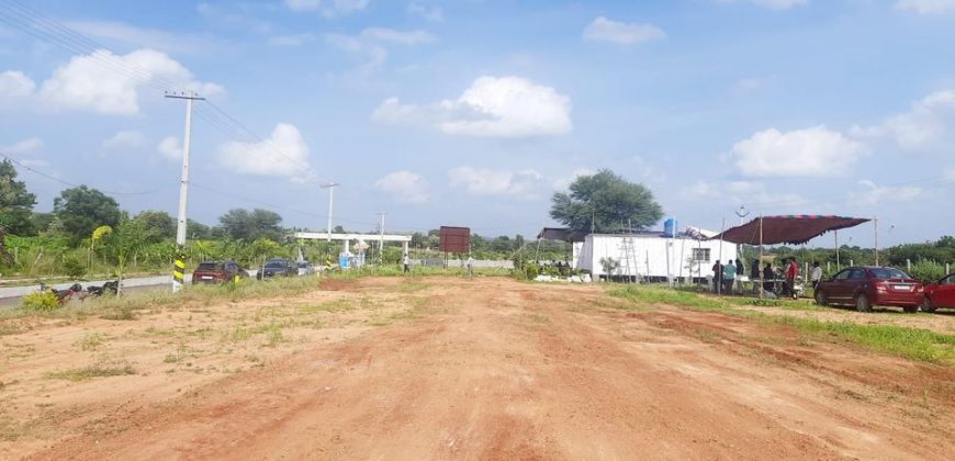 DTCP APPROVED OPEN PLOTS FOR SALE AT PHARMA CITY SAGAR HIGHWAY