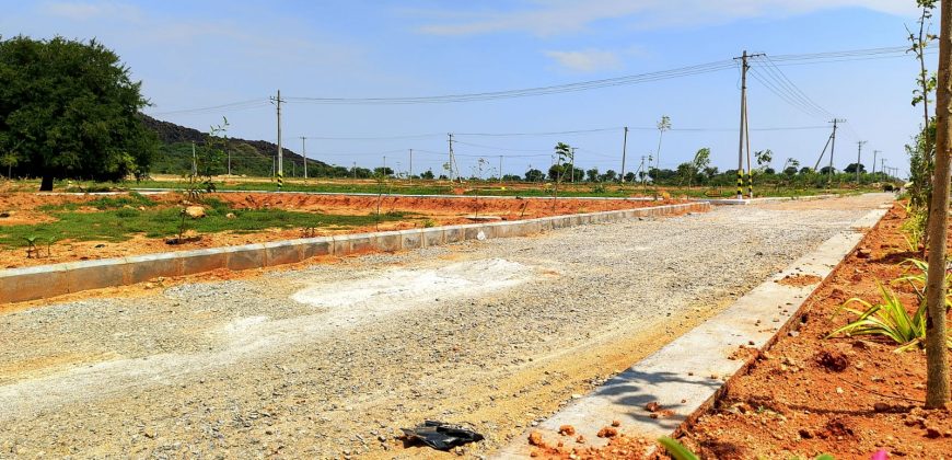 DTCP APPROVED OPEN PLOTS FOR SALE AT PHARMA CITY SAGAR HIGHWAY