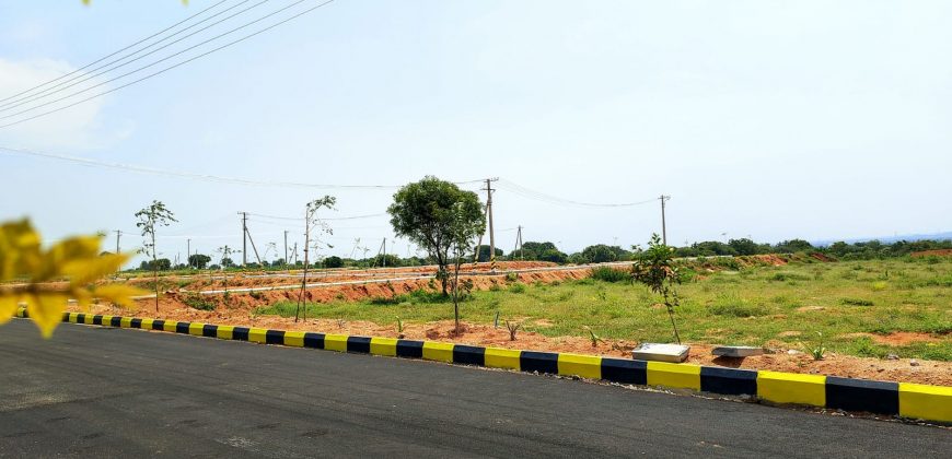 DTCP APPROVED OPEN PLOTS FOR SALE AT PHARMA CITY SAGAR HIGHWAY