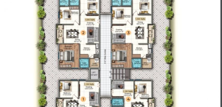 2bhk&3bhk flats for sale at bhel @ameenpur