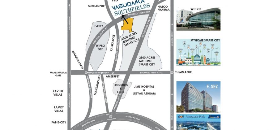 vasudaika South fields in Mansanpally