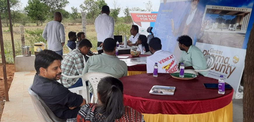 Glentree pharma county plots for sale in Hyderabad – 9701498367