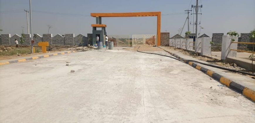 Vasudaika south fields plots for sale at Hyderabad – Bangalore highway – 9701498367