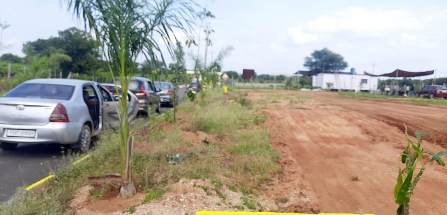 Plots for best investment in Hyderabad – Srisailam highway – 9701498367
