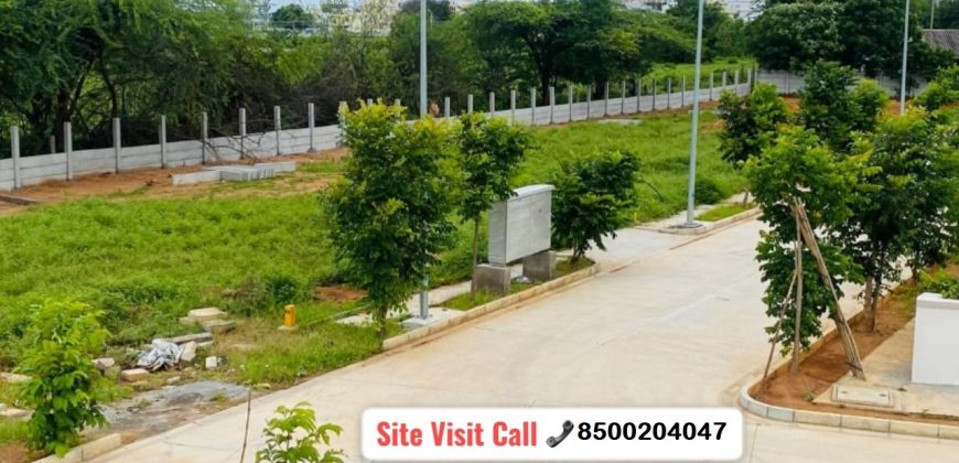 Open Plots with Bank loan @ Maheshwaram Town – near Srisailam highway 🛣️ Hyderabad & ORR and behind to E – City – 8500204047