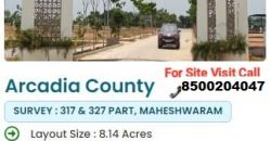 oPOpen Plots for sale In Maheshwaram(TOWN)#Behind E-CITY – 8500204047