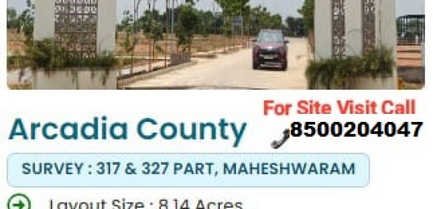 oPOpen Plots for sale In Maheshwaram(TOWN)#Behind E-CITY – 8500204047