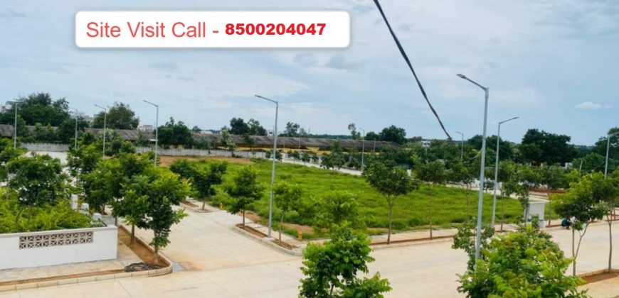 Plots with Bank loan @ Maheshwaram Town – near Srisailam highway 🛣️ Hyderabad & ORR and behind to E – City – 8500204047