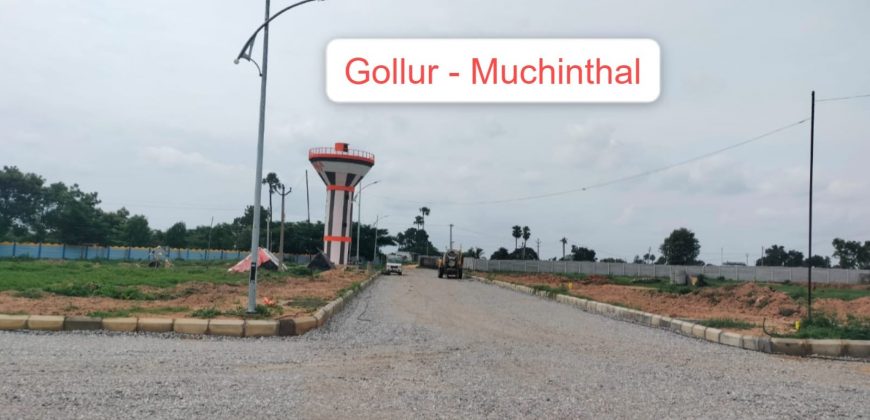 OPEN PLOTS With Clubhouse & Swimming pool @GOLLUR, Near Shamshabad #Nagireddipalle Maheshwaram Mandal, RR District. – 8500204047