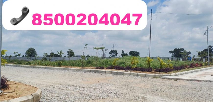HMDA GATED RESIDENTIAL OPEN PLOTS With Clubhouse & Swimming pool @GOLLUR, Near Shamshabad – 8500204047