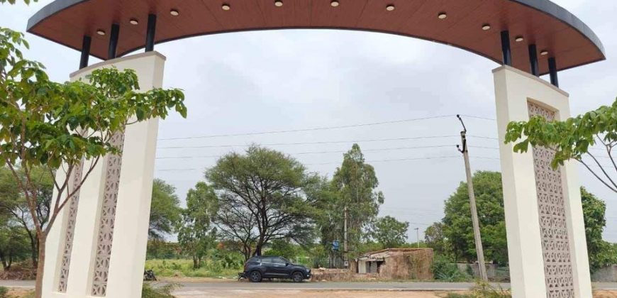 Open plots @Maheshwaram near Srisailam highway , E – City back side