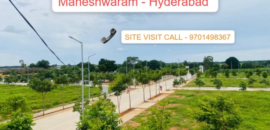 BEST open plots in Maheshwaram with spot registrations – 9701498367