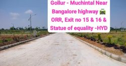 BEST open plots @Hyderabad near Bangalore highway EXIT NO 15 & 16 – 9701498367
