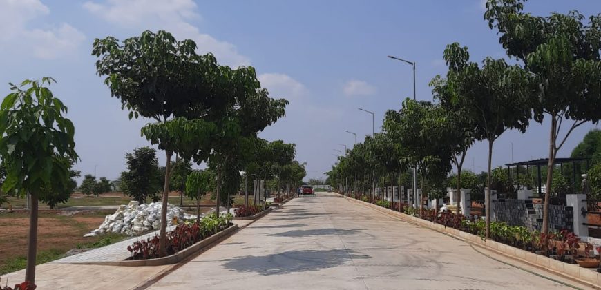 Open plots @Maheshwaram near Srisailam highway , E – City back side