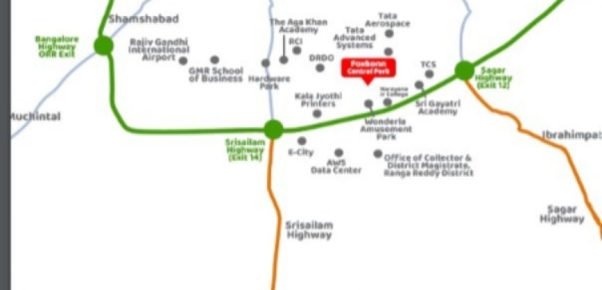 Plots for sale in Adibatla | FOXKONN CENTRAL PARK – 9701498367