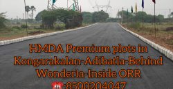 Open plot For sale In Konagarakalan # Adibatla(Behind Wonderla) -Inside ORR (exit No:13)-Raviryala – HYDERABAD – 8500204047