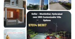 Open plots for sale at Gollur Muchinthal Hyderabad
