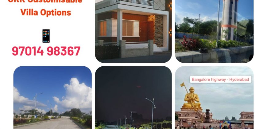 Open plots in Hyderabad near ORR, Bangalore highway & Statue of equality #Vasudaikahenlywoods #gollur #muchinthal