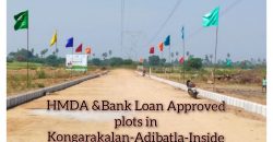 Plots for sale In Kongarakalan – Adibatlla(Behind Wonderla) – Inside ORR -Near Hyderabad – 8500204047