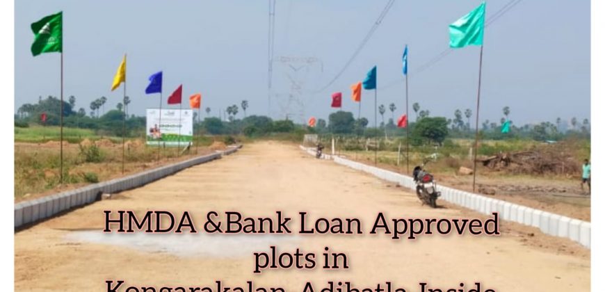 Premium HMDA Approved plots for sale In Kongarakalan – Adibatla(Behind Wonderla) – Inside ORR – 8500204047