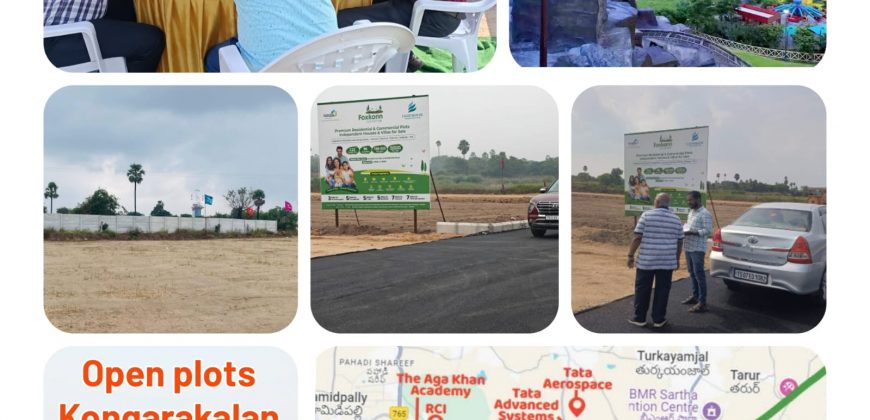NEW open plots in Hyderabad Kongarakalan Adibatla Wonderla