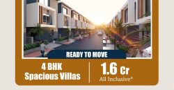 SUNRISE VILLAS presents 4BHK TRIPLEX Villas at Indresam, Patancheruv.