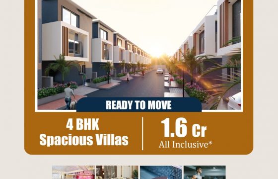 SUNRISE VILLAS presents 4BHK TRIPLEX Villas at Indresam, Patancheruv.