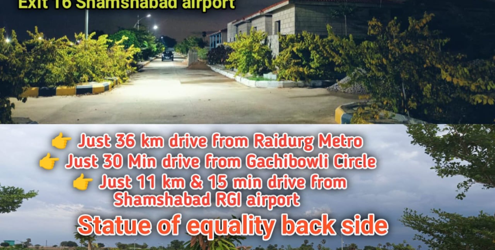 HMDA RERA approved open villa plots @Gollor Muchinthal near Shamshabad airport 9701498367