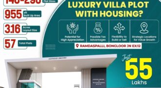HMDA and RERA Approved plots for sale
