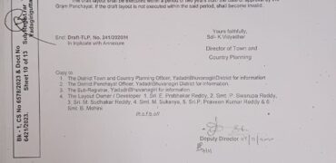 125sq.yds DTCP layout gated community plot for sale in kolanupaka, yadagirigutta